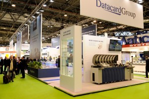 Stand de DatacardGroup salon Cartes-Villepinte